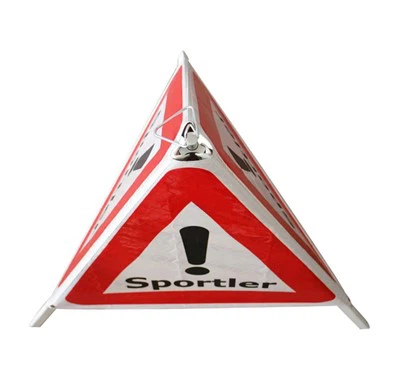 Draagbaar oprolbaar statief waarschuwingsbord