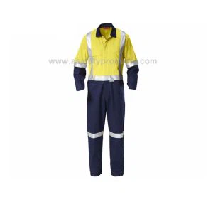 Pre-shrunk Custom Reflective Safety Coverall