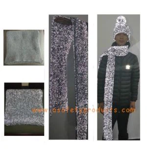 Kintted reflecterende hoed