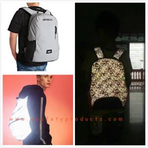 Reflecterende tas en rugzak