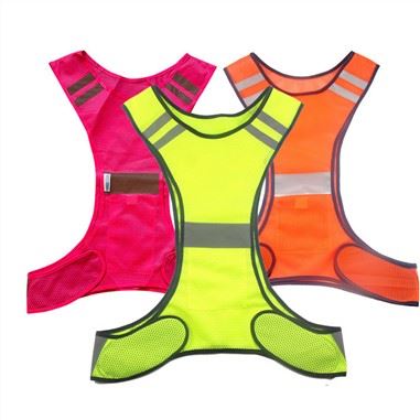 Nachtlopend fluorescerend veiligheidsvest