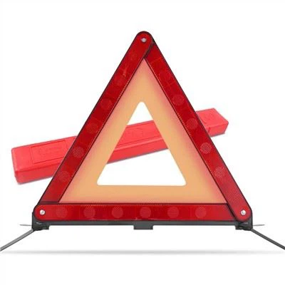 Verkeersgevarendriehoek voor auto-ongeluk